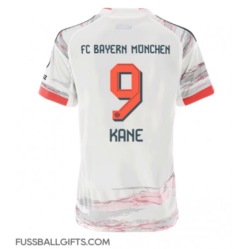 Bayern Munich Harry Kane #9 Fußballbekleidung Auswärtstrikot Damen 2025-26 Kurzarm